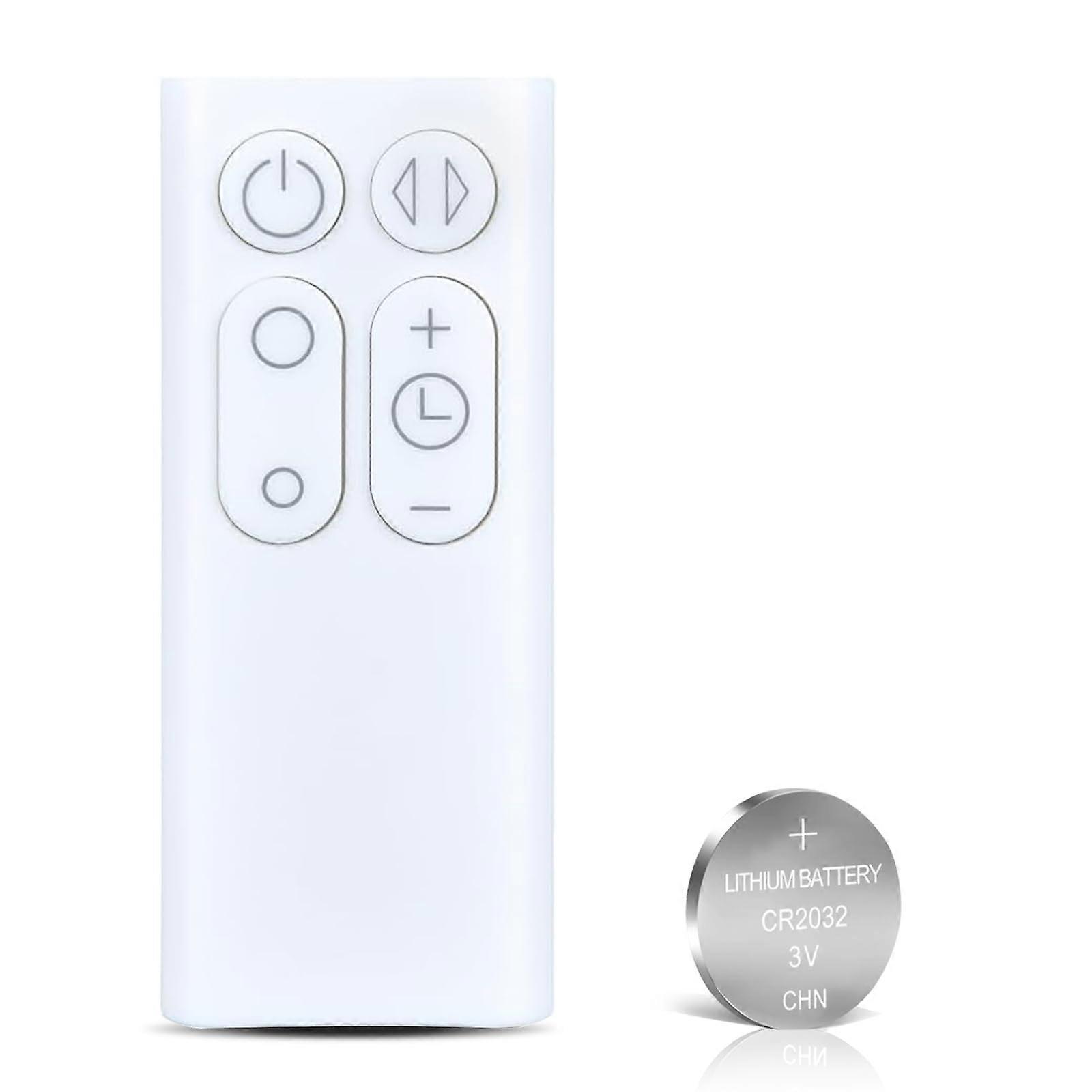 Fan Remote Control for Dyson AM06 AM07 AM08 with Battery Included No Pairing Needed White