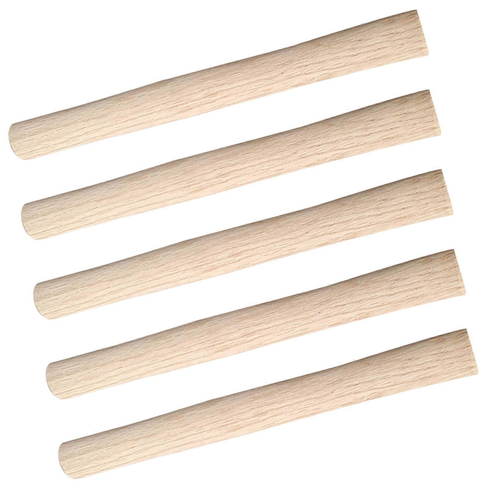 Wood Hammer Handle for Replacement Hammer Grip 5Pcs Solid Handle Set