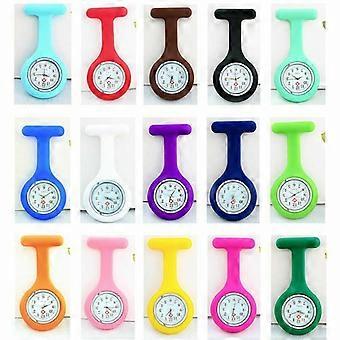 Montre infirmière, montre de soins. 15 couleurs différentes, marron.