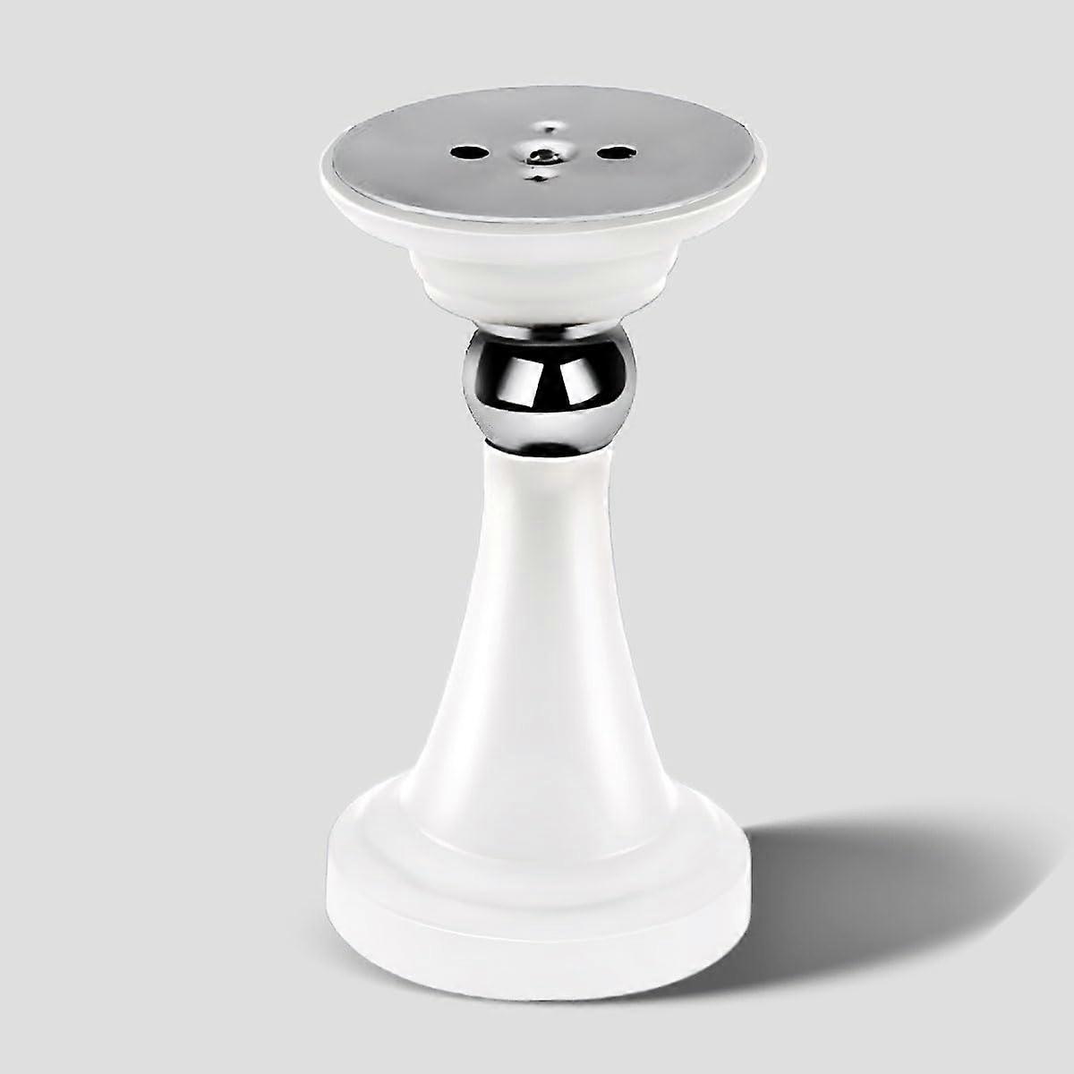 Magnetic RV Door Holder with Adhesive and Screws, Long Style Windproof Catch for Camper Trailer White