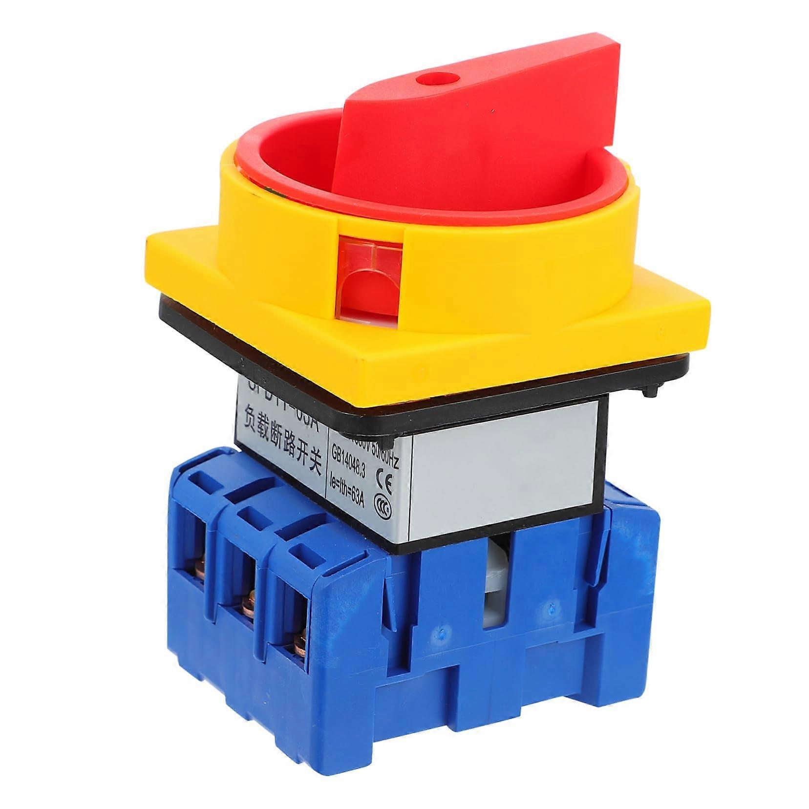 Rotary Circuit Breaker 3 Pole Power Switch for Induction Motors with Enhanced Finger Protection