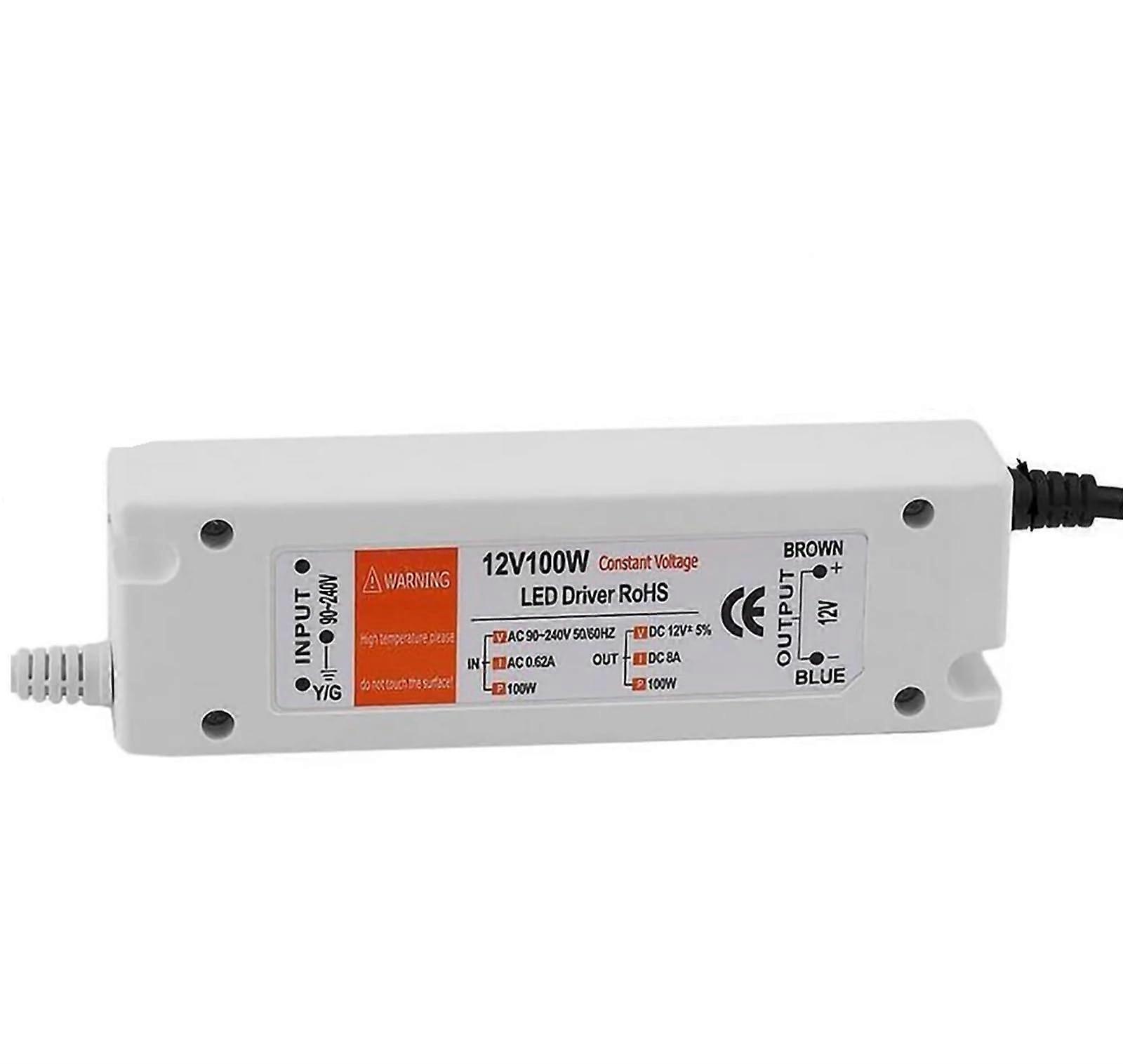 LED Driver 28W Constant Current AC90-240V Wide Voltage Power Supply DC12V Adapter for LED Lighting Applications