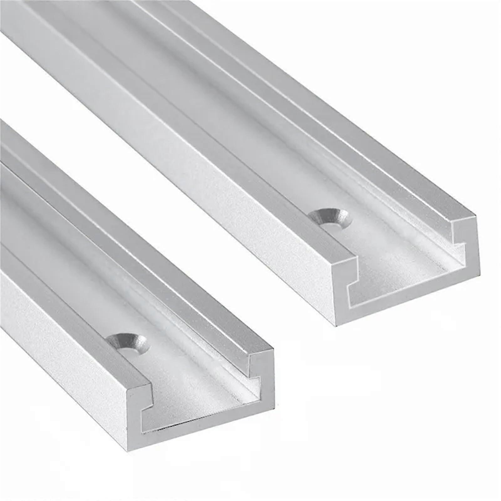 T Track for Woodworking 50cm Aluminum Rail for Table Saw Miter Jig Fixture Precise Clamping