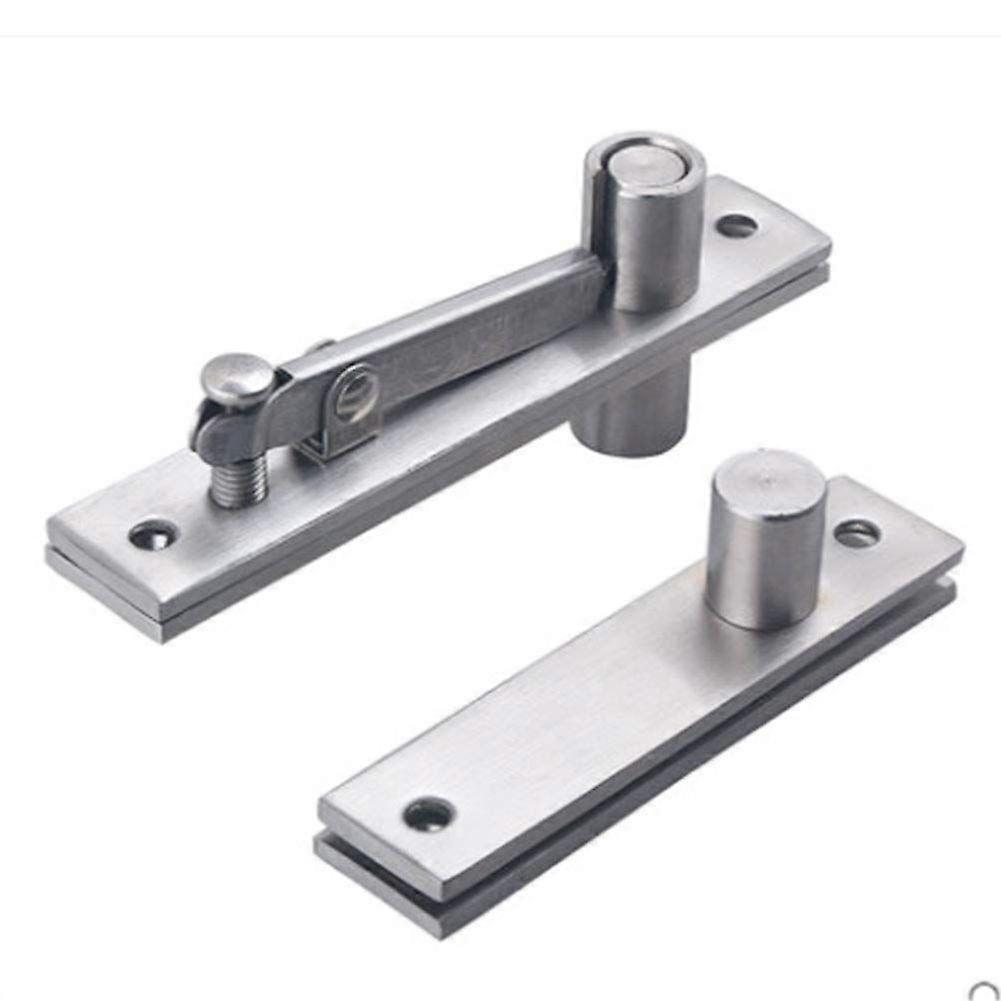 Door Pivot Hinge, 2Pcs 360 Degree Rotation Hidden Door Shaft Pivot Hinges(130 x 25 mm)