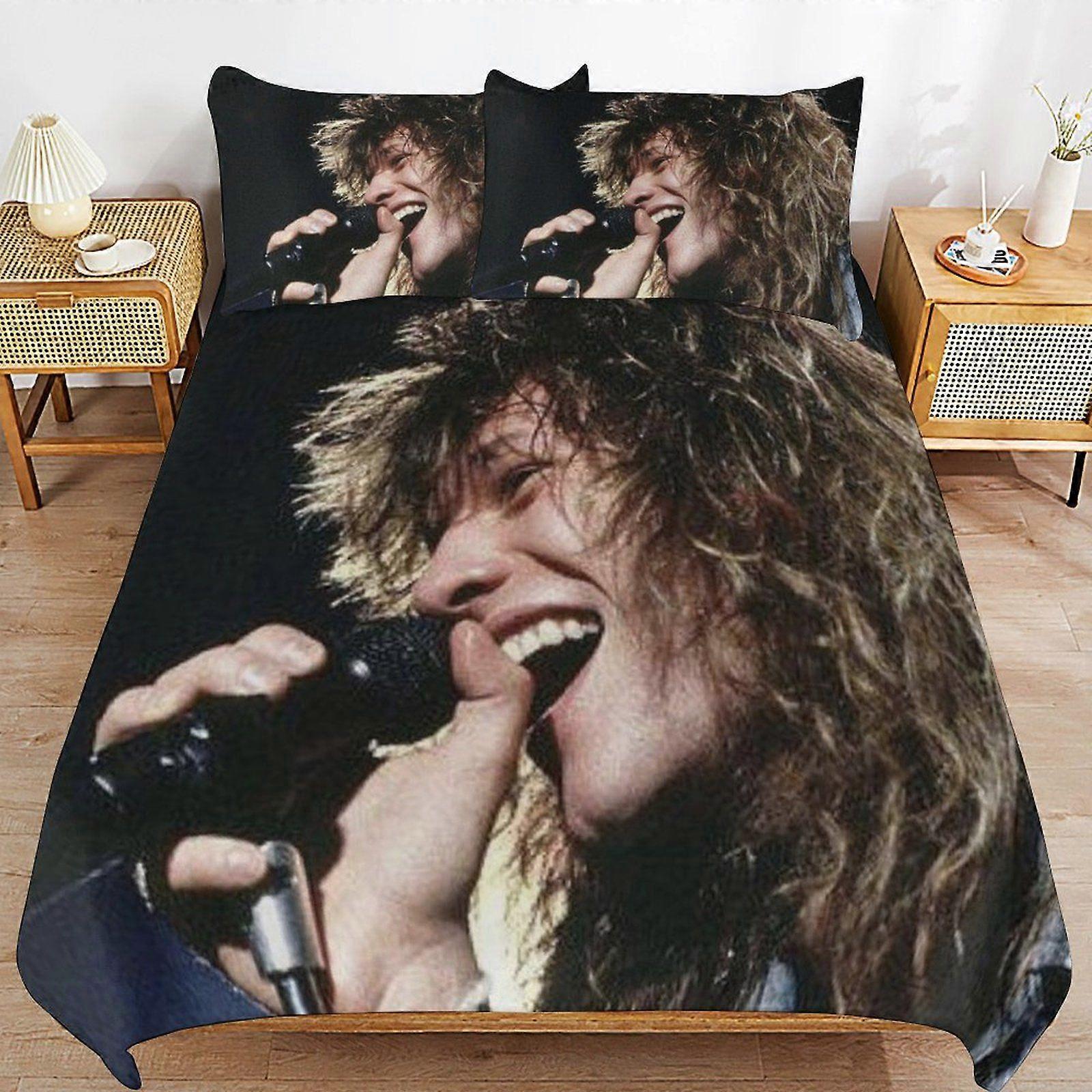 Jon Bon Jovi Practical Sleep Layer Strong Threads Functional Structure Soft Comfort Duvet Cover Sets Pick
