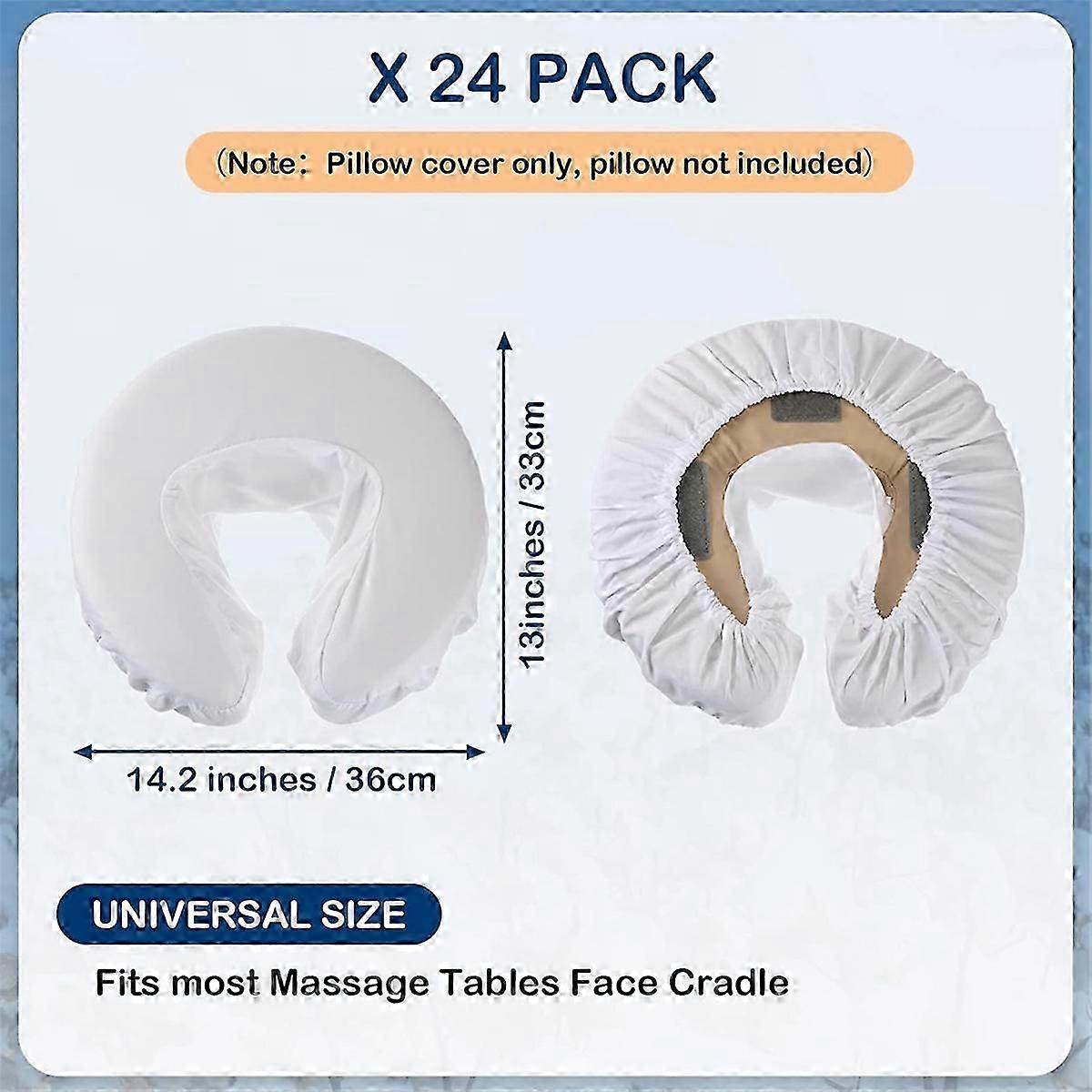 12Pcs Face Cradle Covers for Massage Table Reusable Rest Covers21 Edition 1218