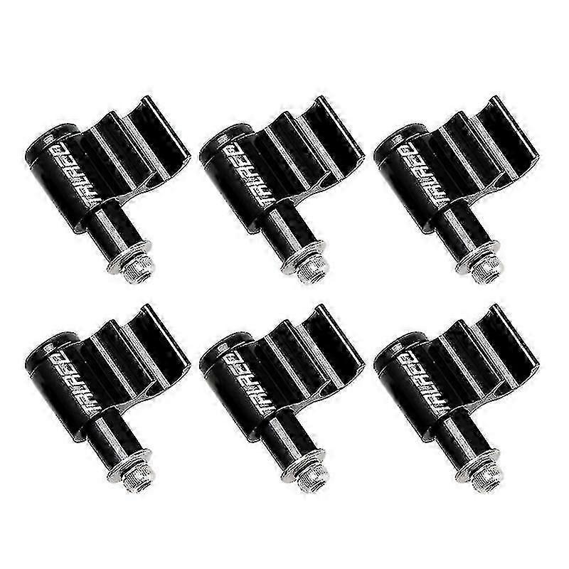 6pcs Black Bicycle Cable Guide Clips Organizer for Hydraulic Brake Lines