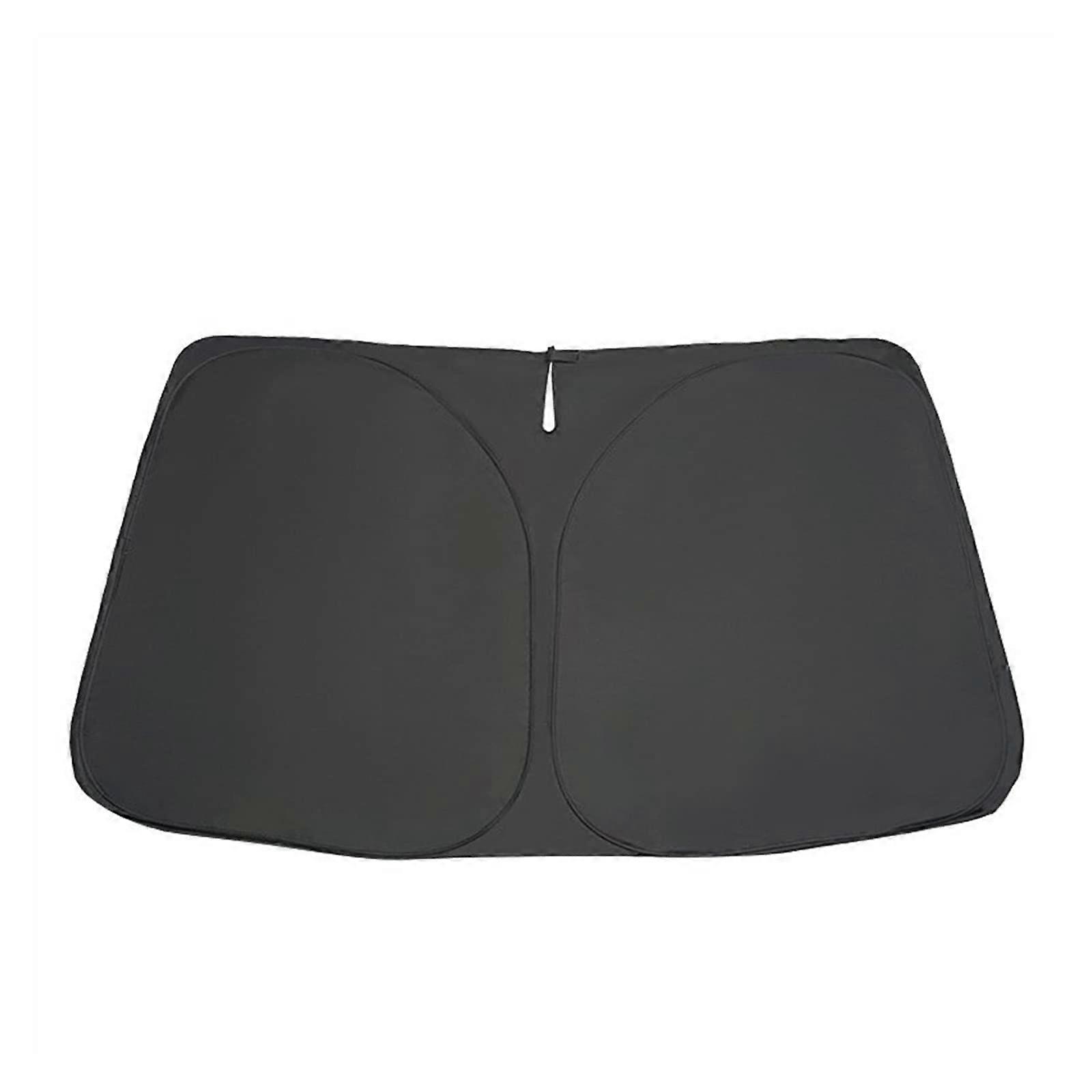 Front Windshield Sunshade Effective Heat Protection and Dashboard Guard for Tesla Model 3 Camping
