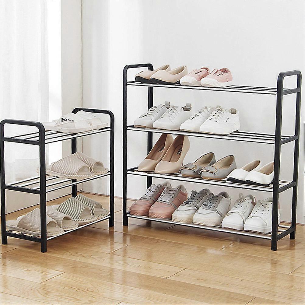 Sturdy Three-section Shoe Stand, Ideal for Everyday Use and Space Management