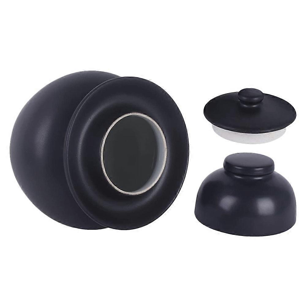 Ceramic Pickles Jar for Storage Use 1Pcs Black Ceramic Food Container