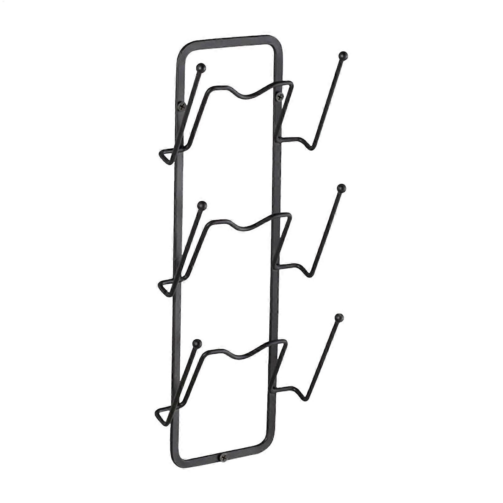 Wall Mounted Pot Lid Organizer, 3Tier RustResistant Steel Rack for Kitchen Space Saving Storage