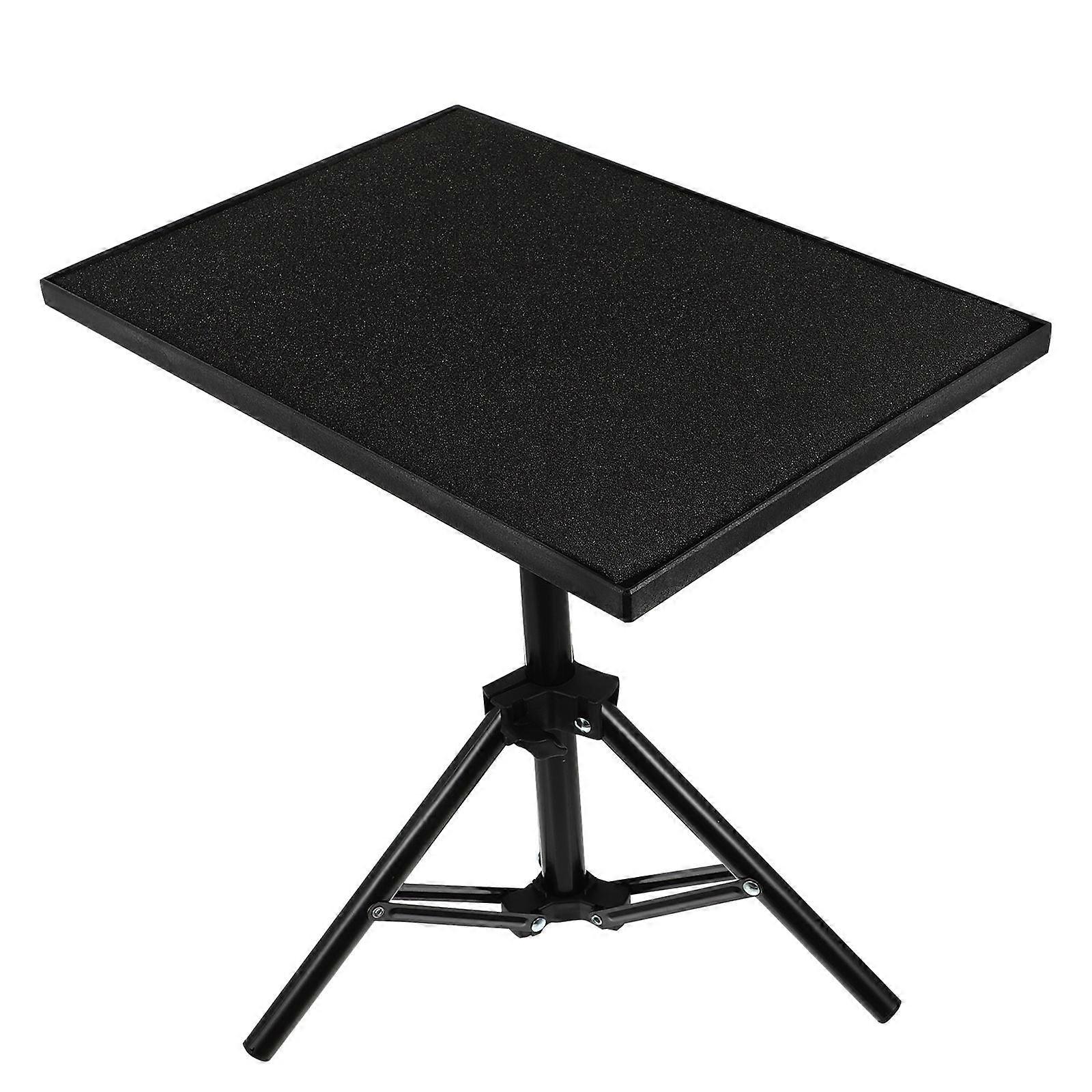 Laptop Stand Adjustable Projector Table For Stage Use Black 1Set