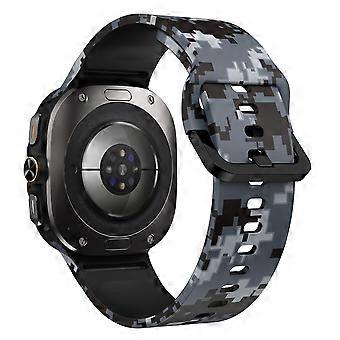 Silicone Strap for Samsung Galaxy Watch Ultra (2025) 47mm/Ultra 47mm Pattern Design Replacement Watc