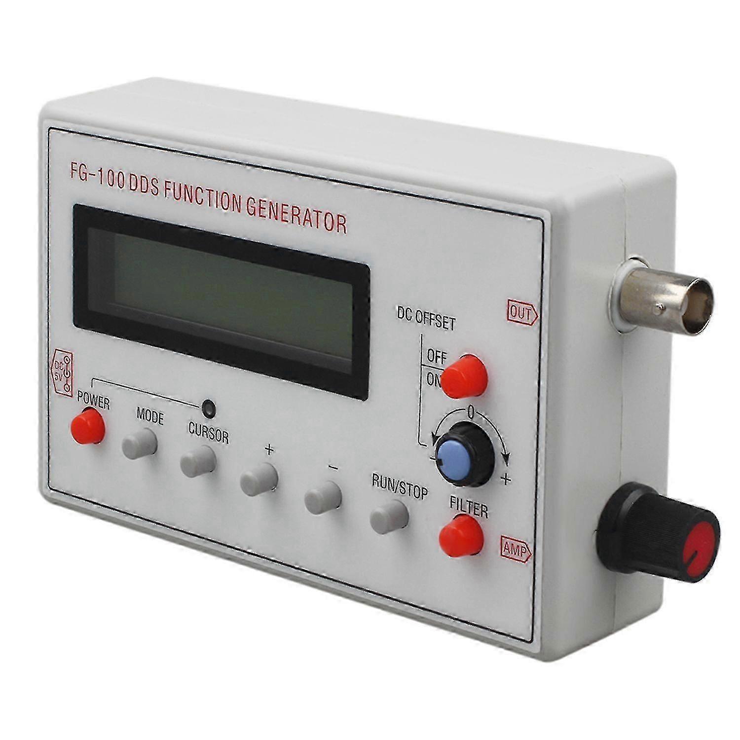 2026 Fg-100 Dds Function Signal Generator Frequency Counter 1hz - 500khz