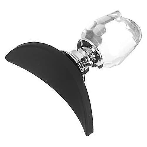 Eyeshadow Stamp with Silicone Crease Applicator, Fast Makeup Tool with Ergonomic Crystal Handle