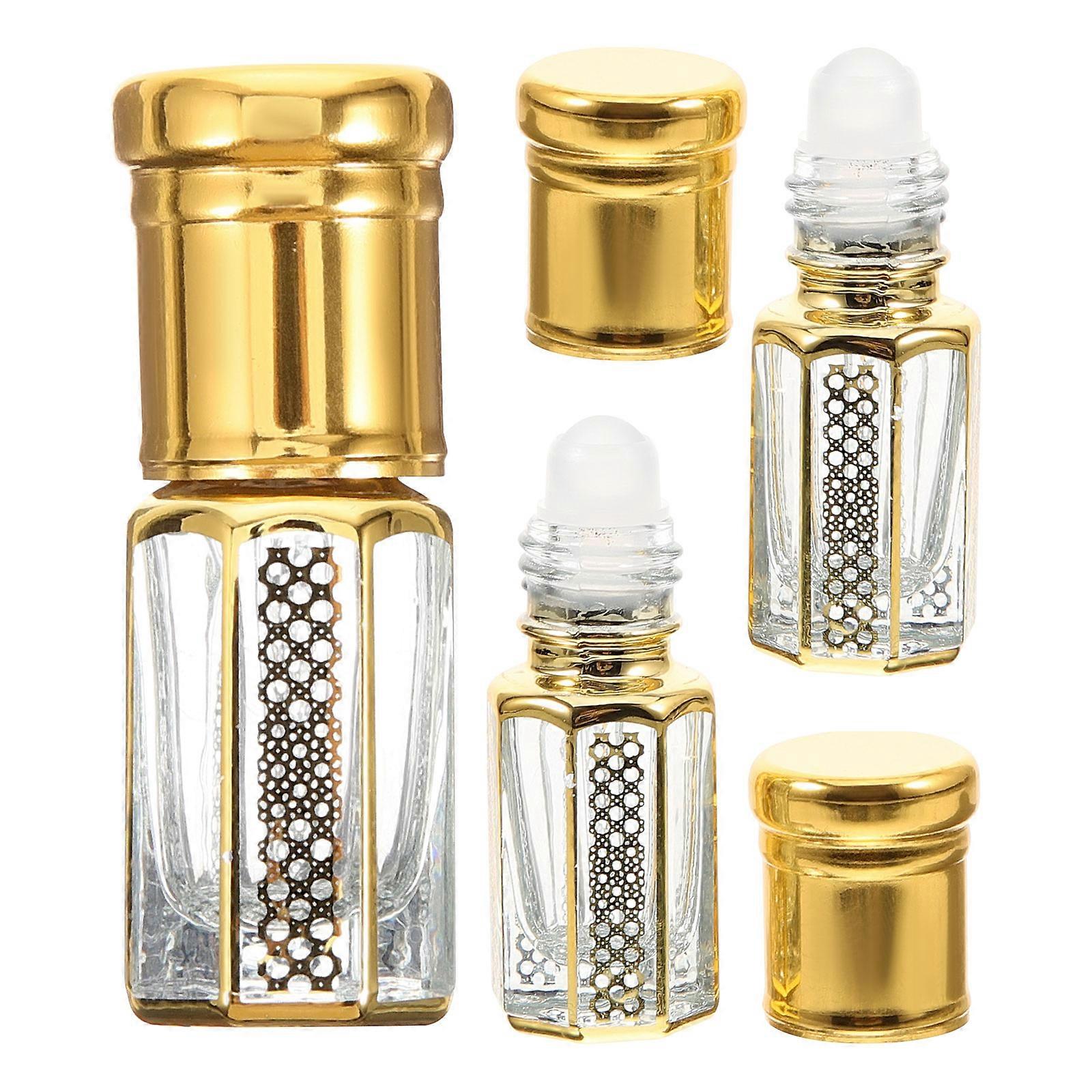 Roller Perfume Bottles Empty Glass for Essential Oils 9Pcs