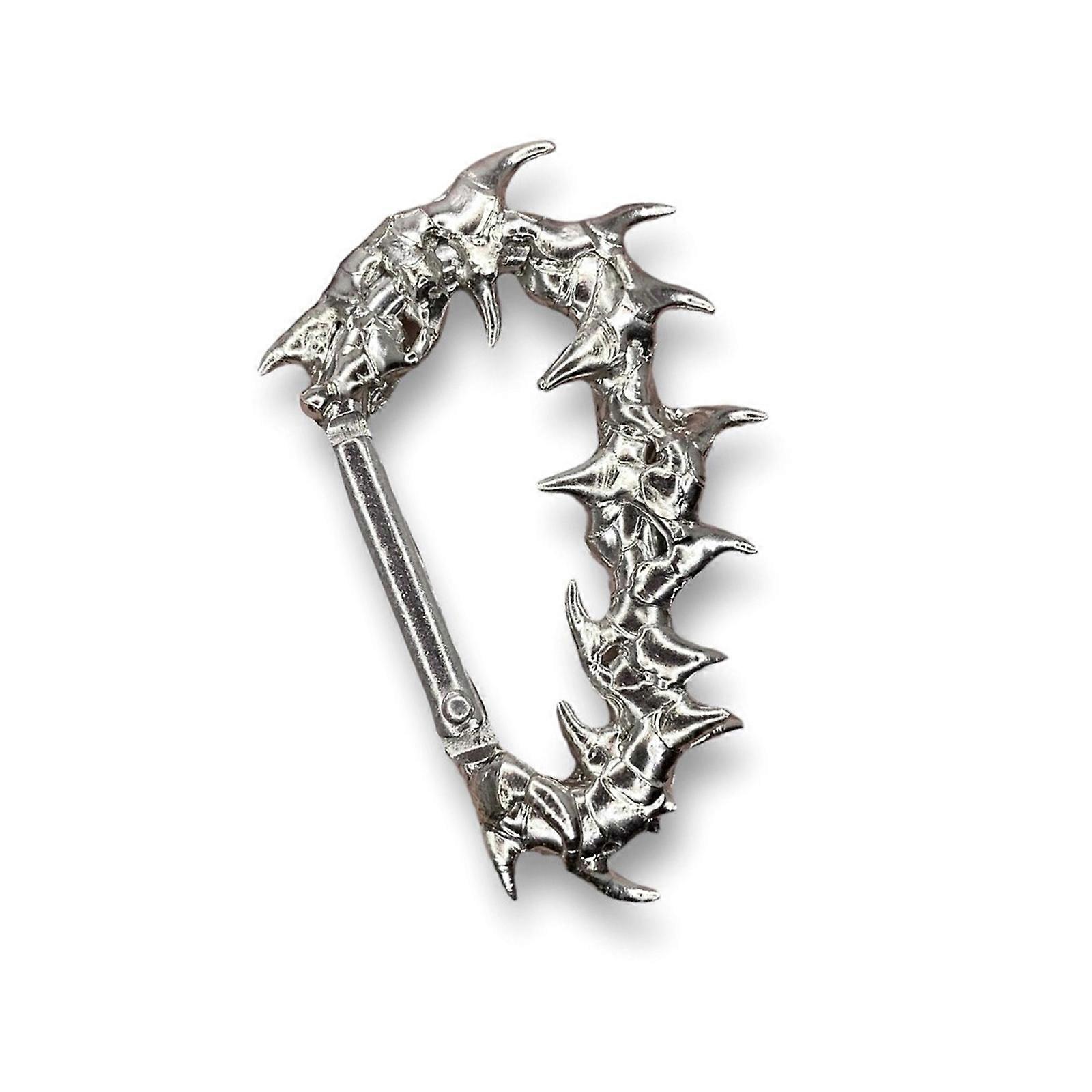 Secure Spring Clasp Alloy Keychain Unique Dragon Claw Design for Easy Attachment Practical Carabiner Keyring Multicolor