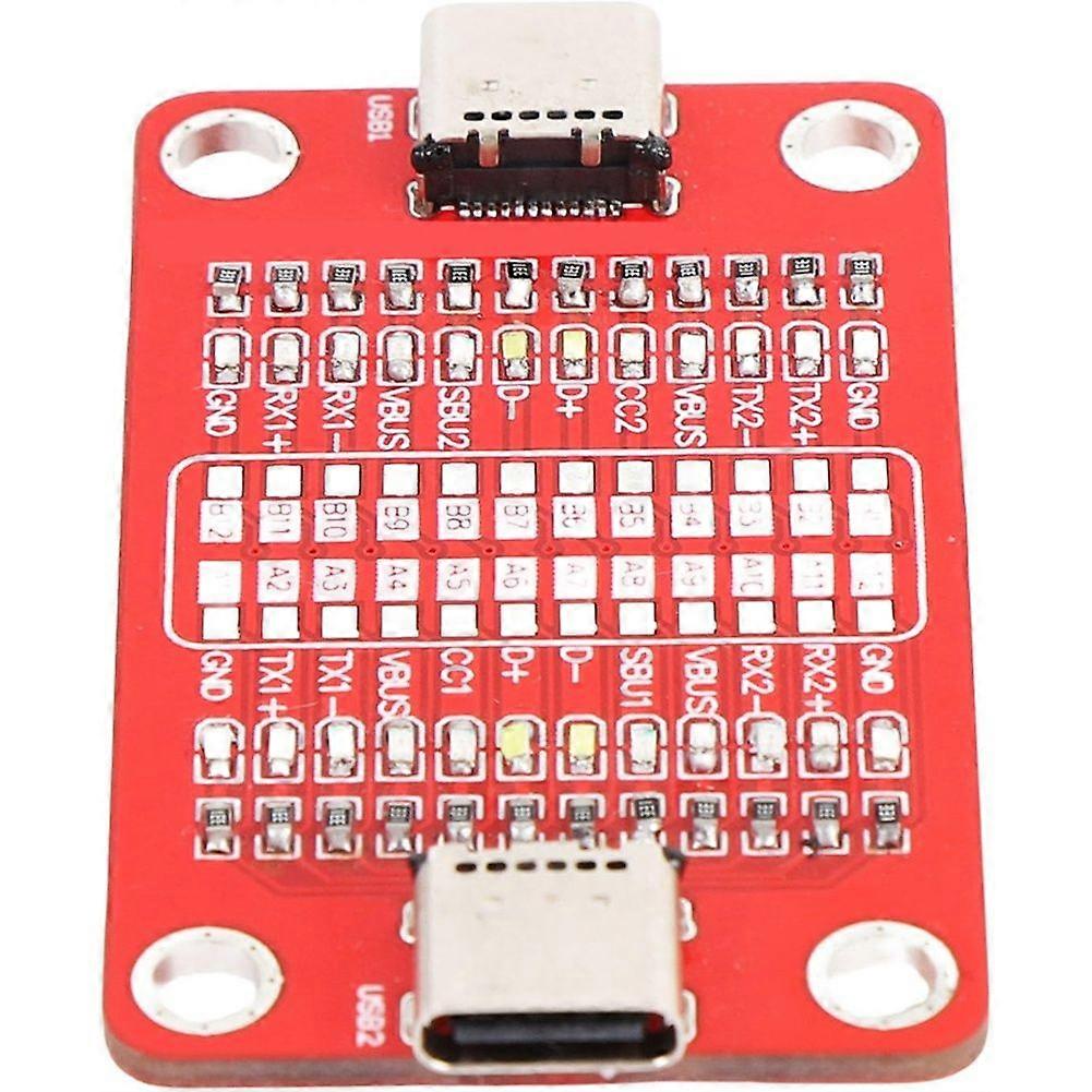 Data Cable Detection Board, Double Headed Type C, USB Cable Tester Board, Compatible IOS, Android Phone, Support USB 3.1