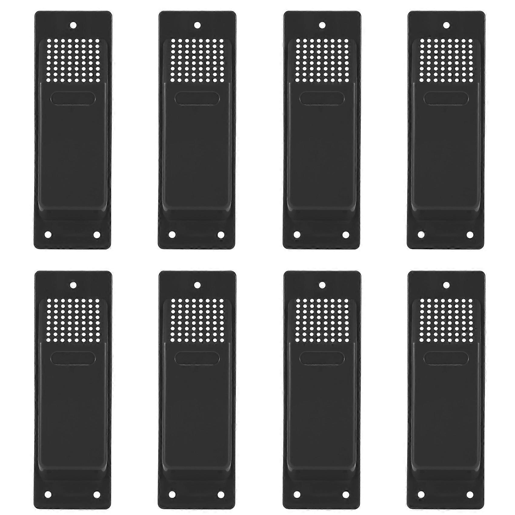 8PCS Versandcontainer Air Vent Kit Schwarz