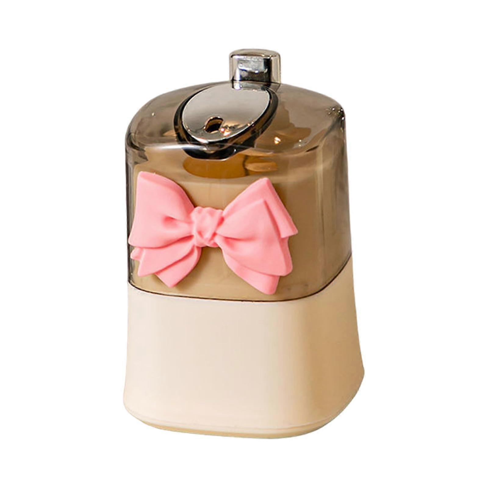 Cartoon Automatic Toothpick Dispenser with Dustproof Push Design for Kitchen and Dining Decor