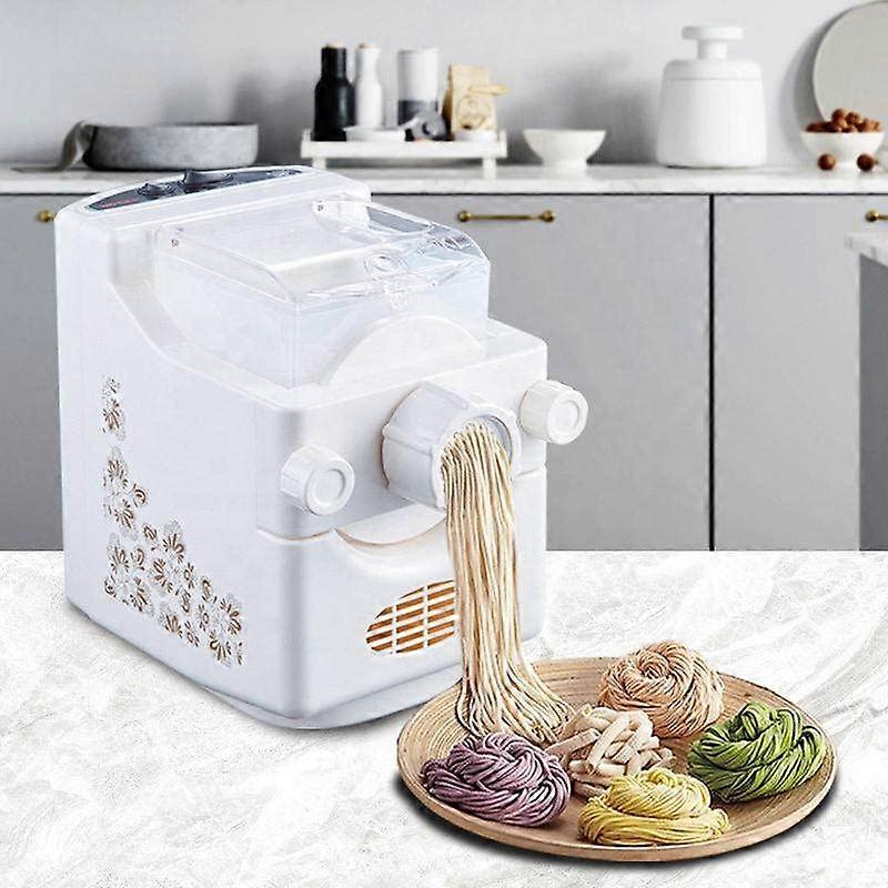 Electric Pasta Maker with Fully Automatic Operation, 9 Pasta Shapes, Fast Dough Prep for Home Kitchen