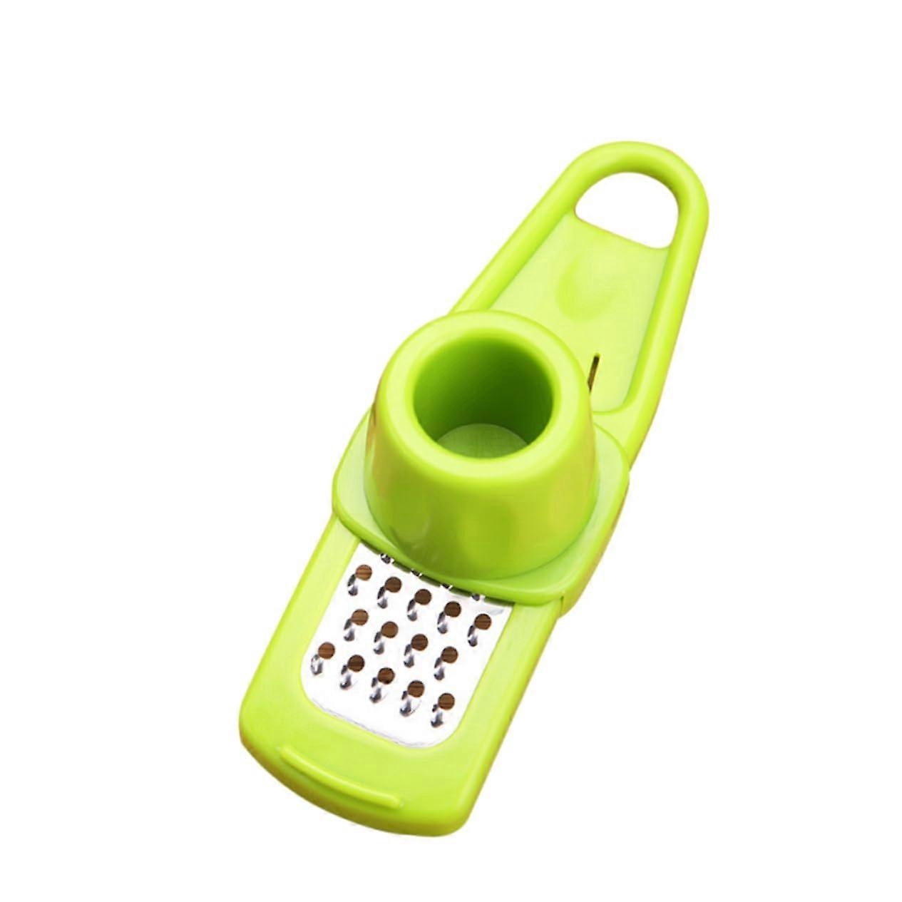 Garlic Press and Chopper with Sharp Stainless Steel Blade for Easy Home Cooking