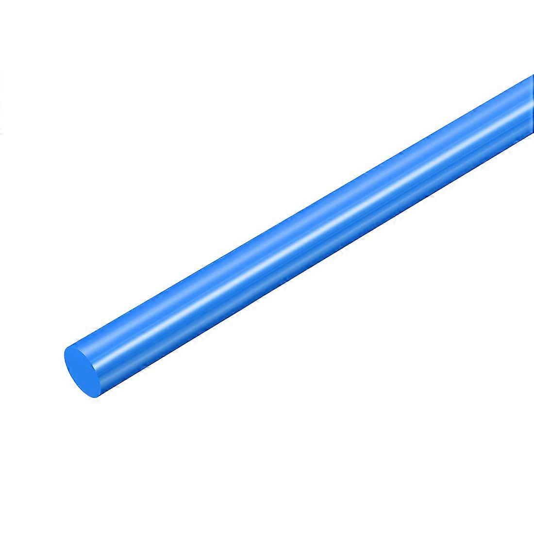 Blue 6mm POM Rod 20 Inch Engineering Plastic Bar  Impact and Temperature Resistant