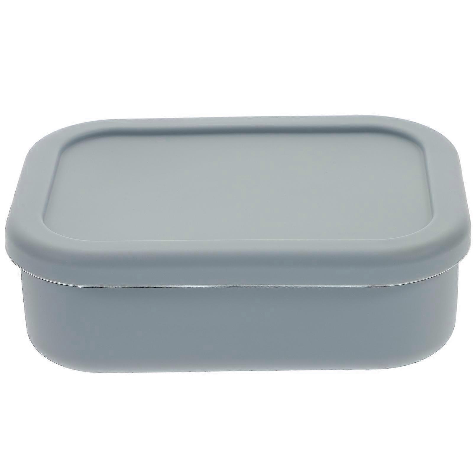 Portable and Fresh Keeping Blue Rectangular Food Container 720ml Practical Storage Box