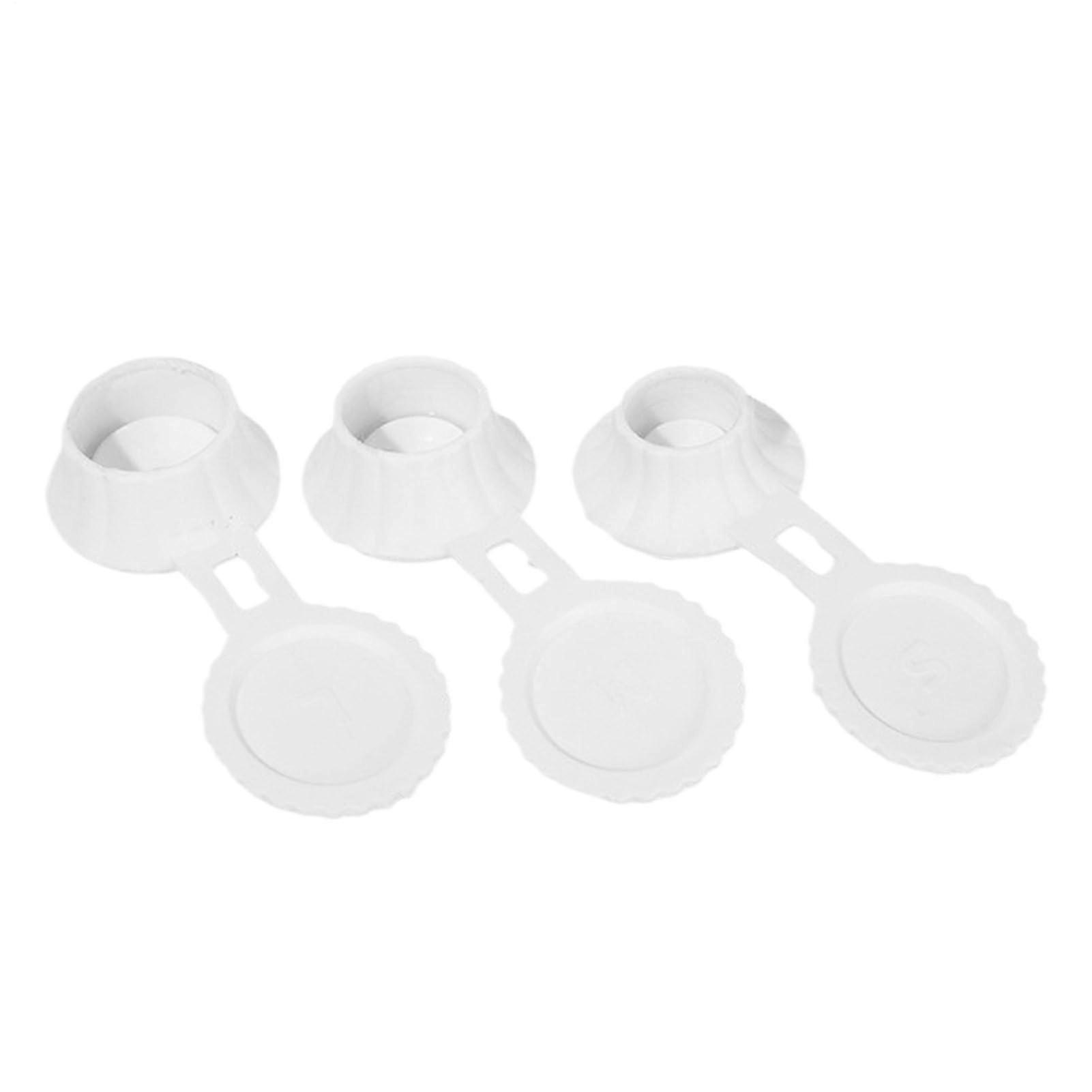 Inverted Shampoo Bottle Cap 3 Pack, LeakProof Design for Maximizing Liquid Use in Bathroom Bottles