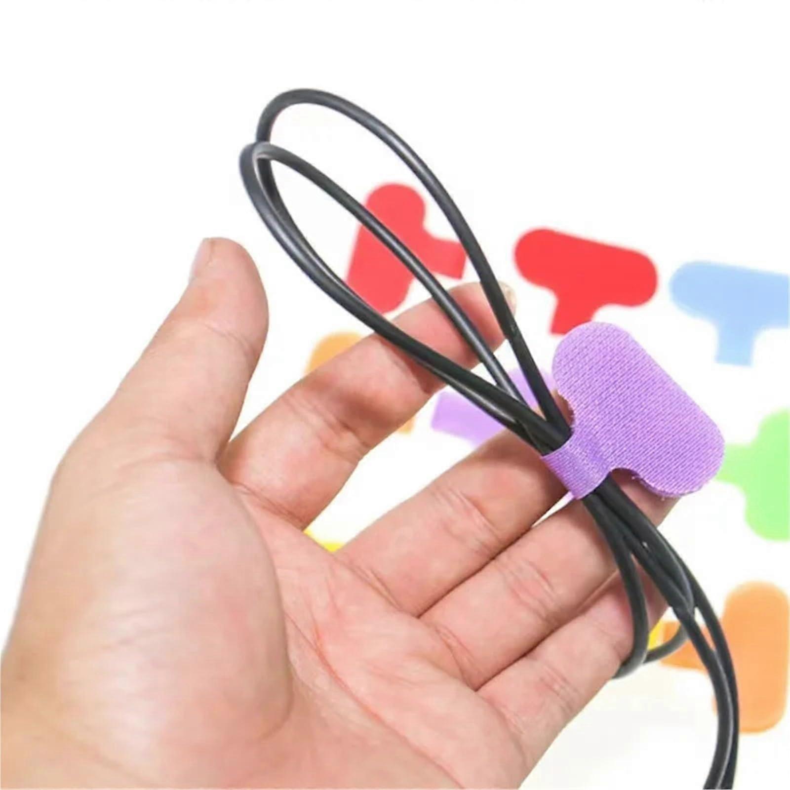 100pcs Reusable Cable Labels Ties with Writeon Tags for Easy Wire Identification and Organization
