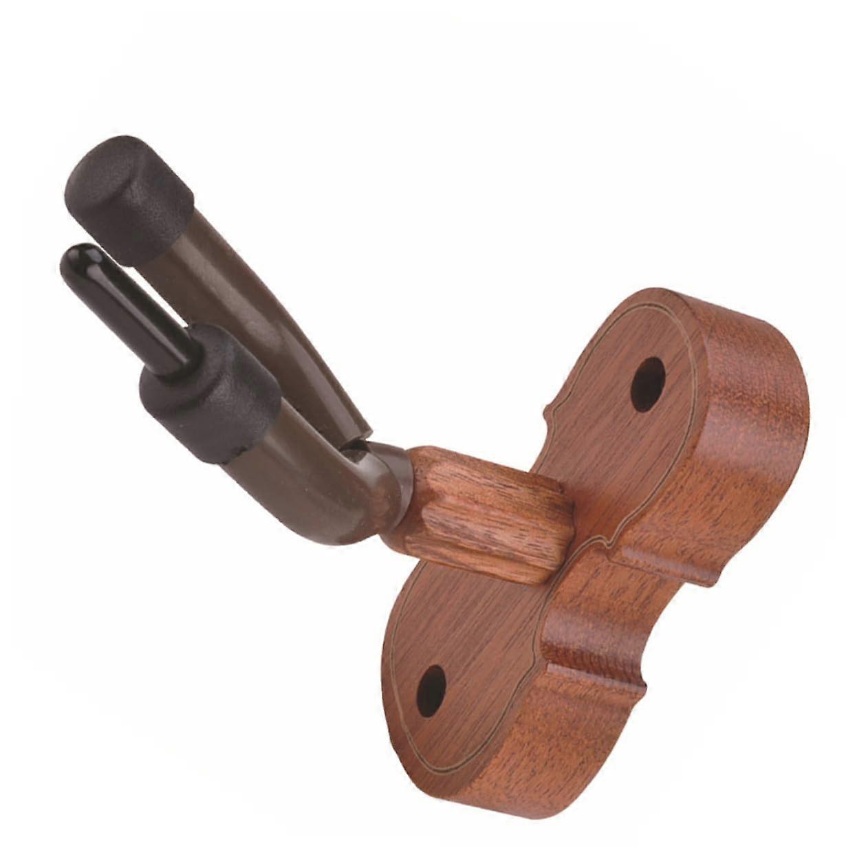Violin Wall Mount Hanger with Elegant Rosewood Base for SpaceSaving Home Studio Storage