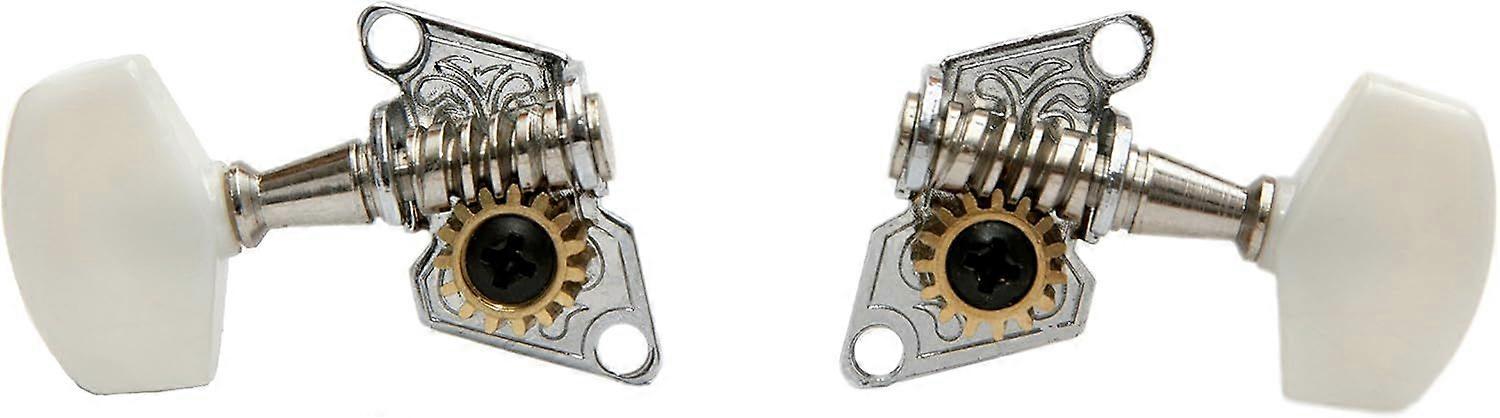 Open-gear Guitar Tuners  - 6-piece 3 Left 3 Right Alignment