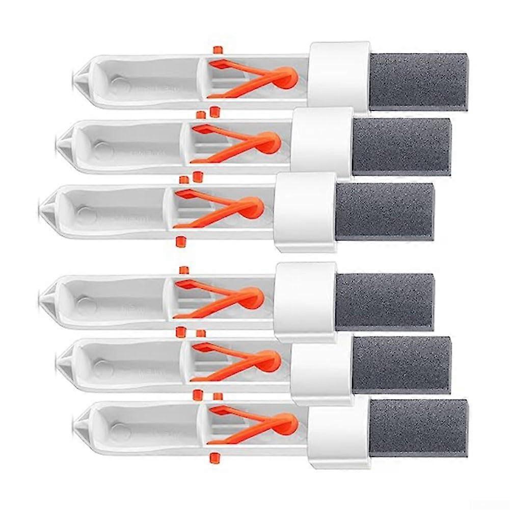 6 Pcs Pool Pumice Stone with Handle, Scratch Tile Cleaner for Calcium Stain Removal