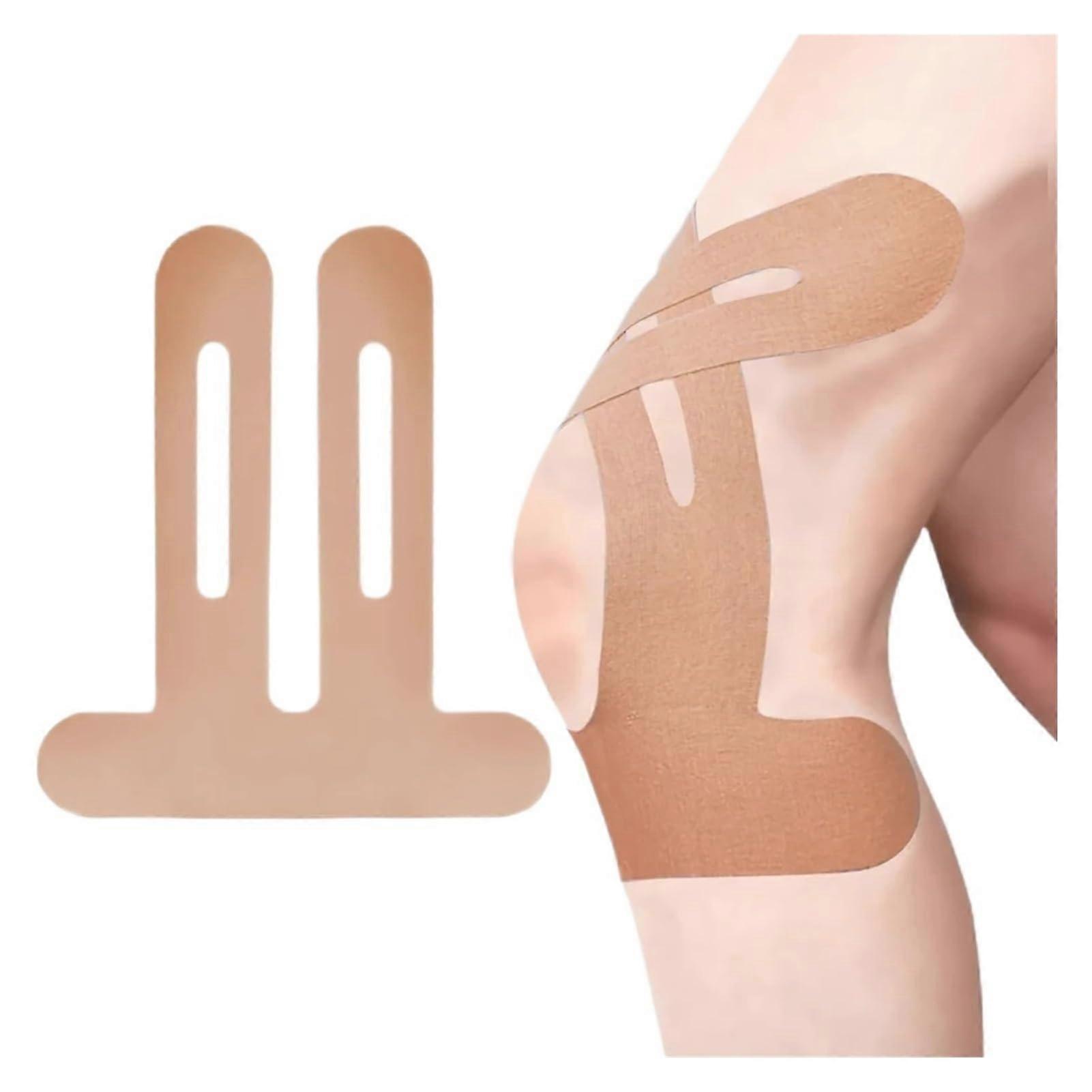 Kinesiology Tape 10 Pack Waterproof Elastic Knee Support Breathable Athletic Brown Replacement Set