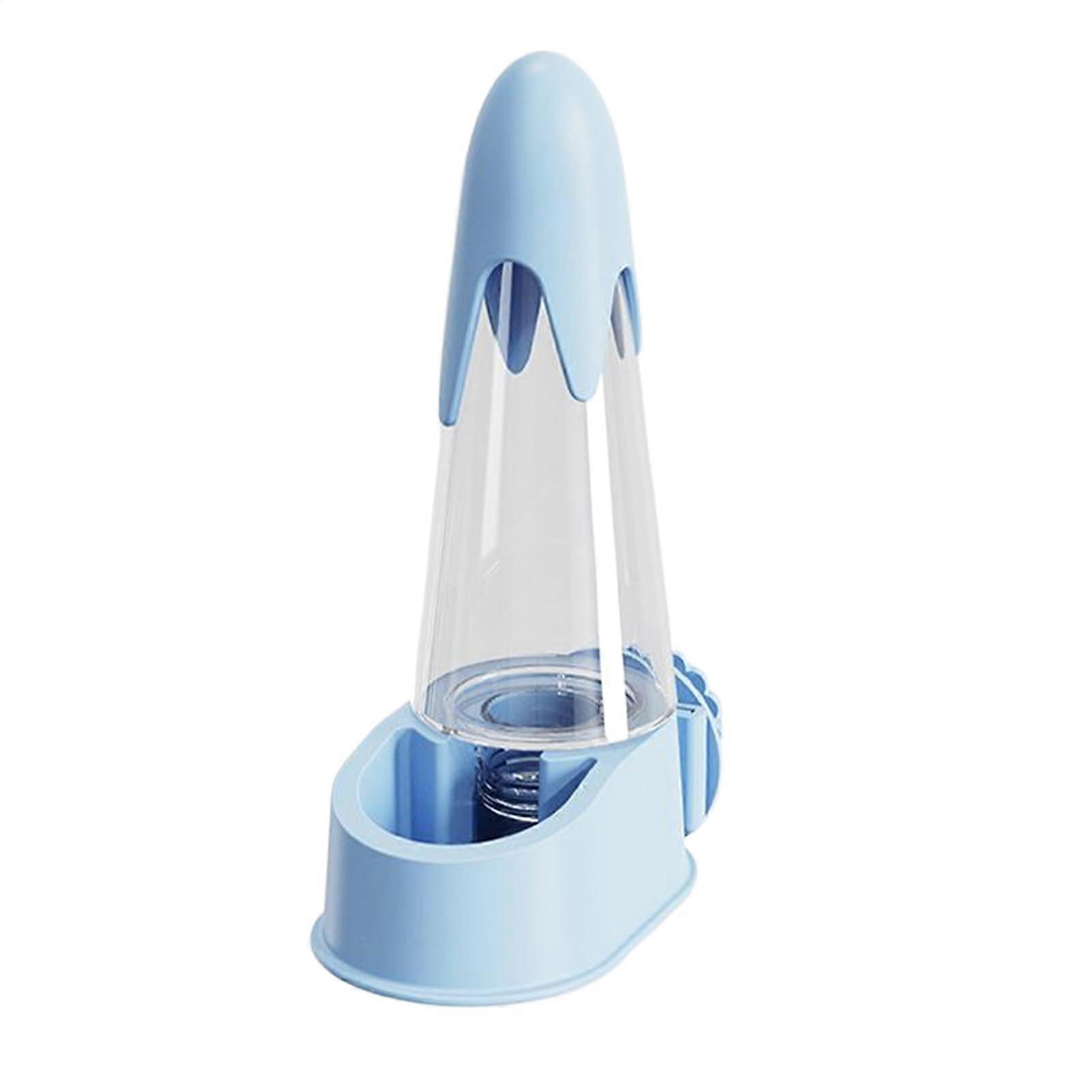 Automatic Bird Water Dispenser with NoSpill Design for Parrots and Parakeets, Blue