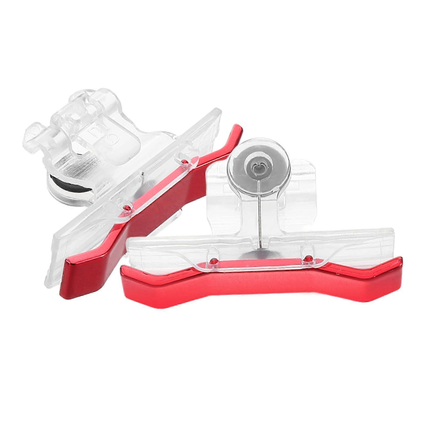 Mobile Gaming Controller with  Sensitivity Triggers and Ergonomic Grip, 1 Pair Red