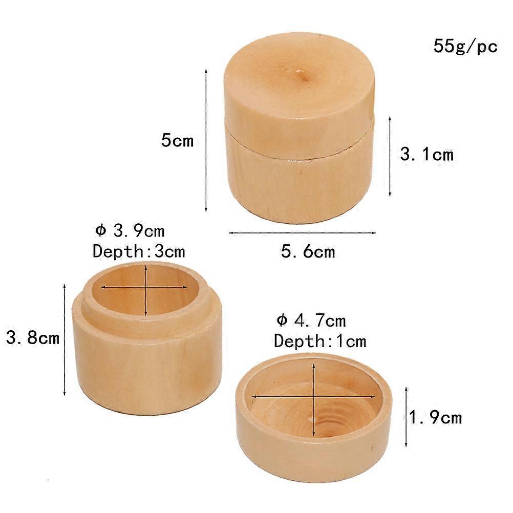 Proposal Ring Box Wooden Ring Box for Wedding Keepsake Gift with Smooth Inner