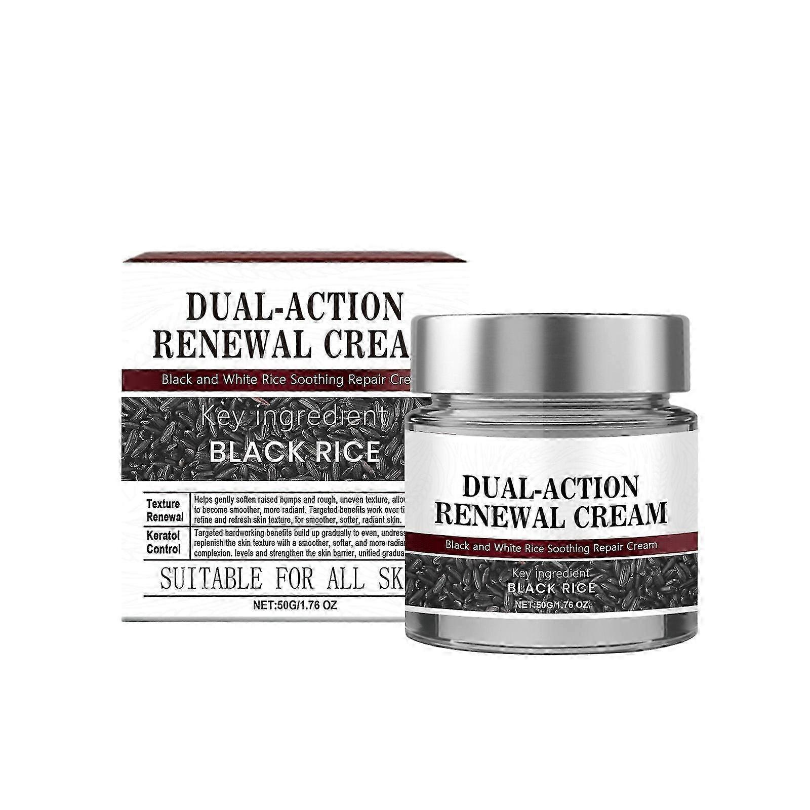 Crème anti-acrochordons au riz noir AHA BHA PHA 4-en-1, resserre les pores, éclaircit le teint, pour femmes et hommes