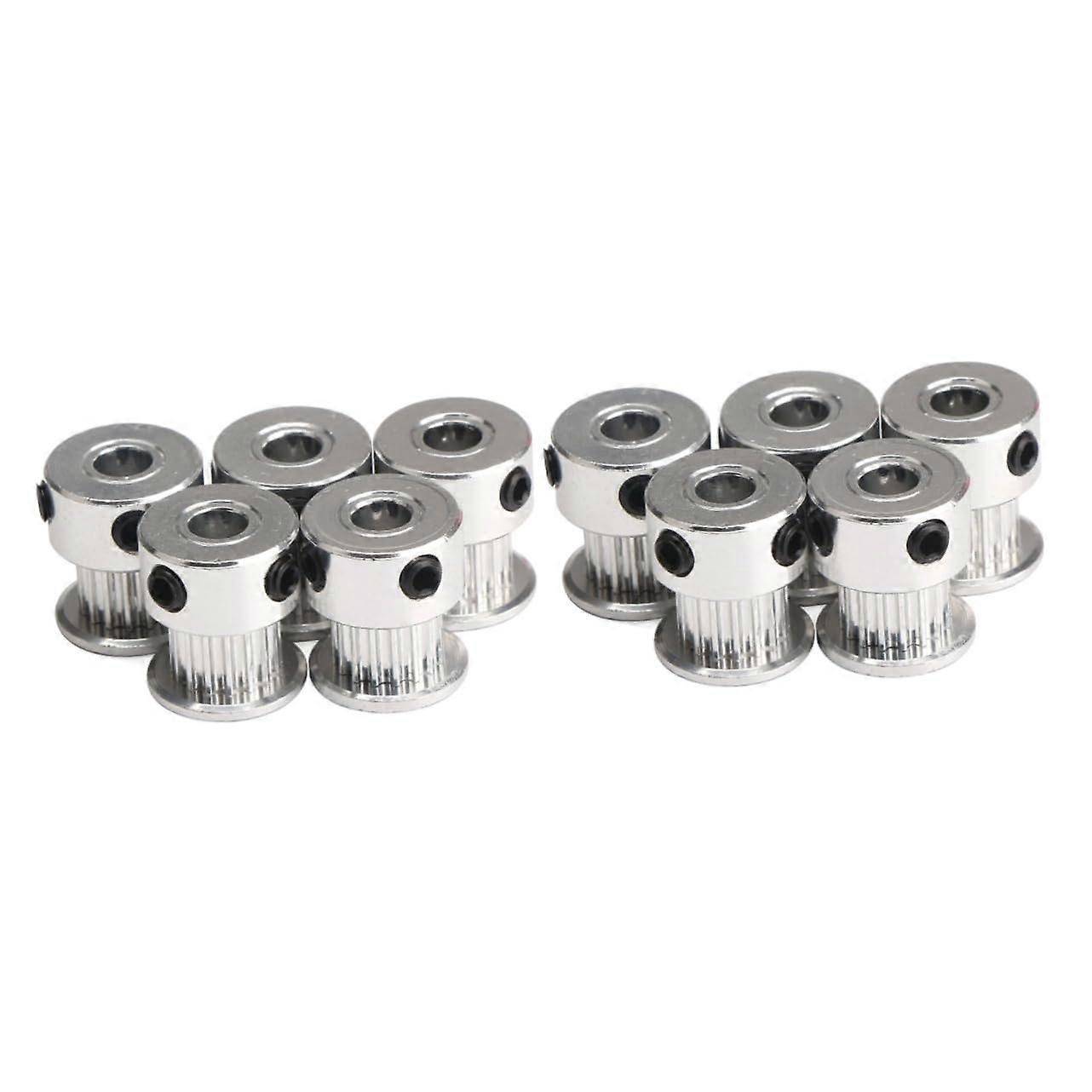 10pcs GT2 Timing Pulley 10 Teeth for 3D Printer Linear Motion Systems with Wrench