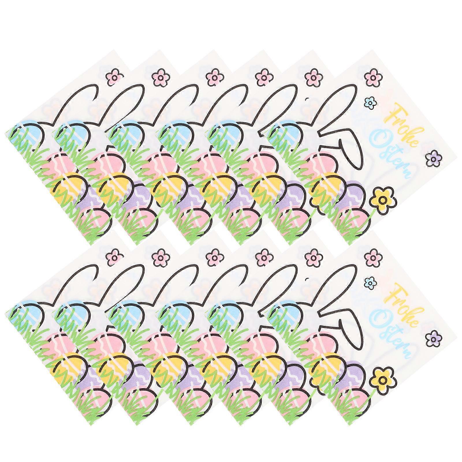 Colorful Easter Napkins Sheets for Party Use with Classic Design
