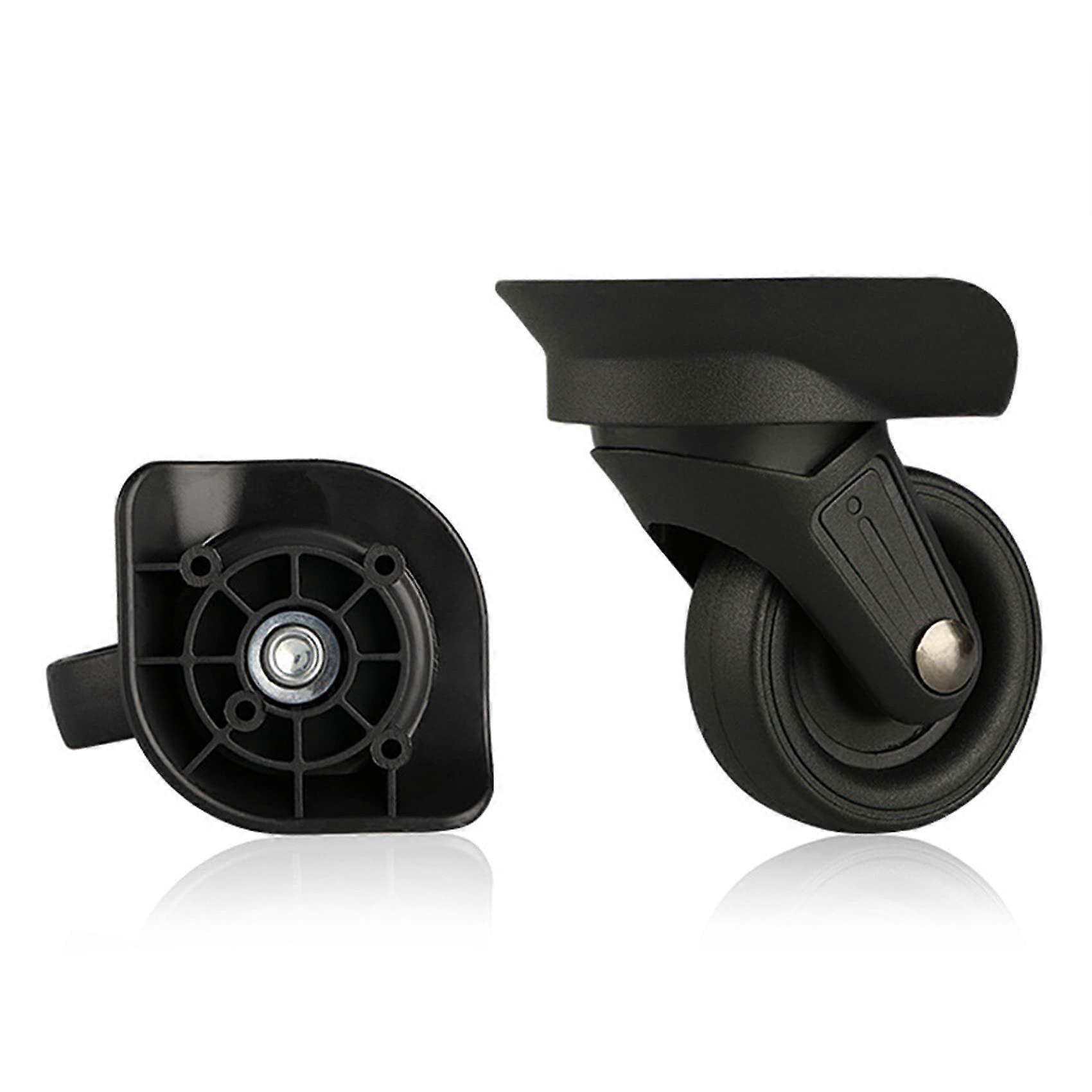 Luggage Replacement Wheels Pair with Smooth Rolling and Noise Reduction for Spinner Suitcase
