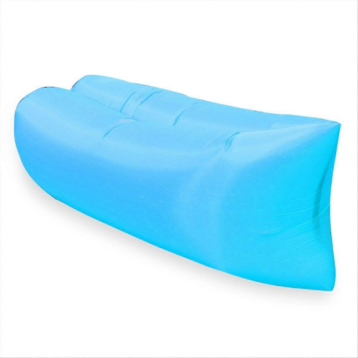 Inflatable Sofa - Portable,Waterproof and Leak-Proof Design, -Blue