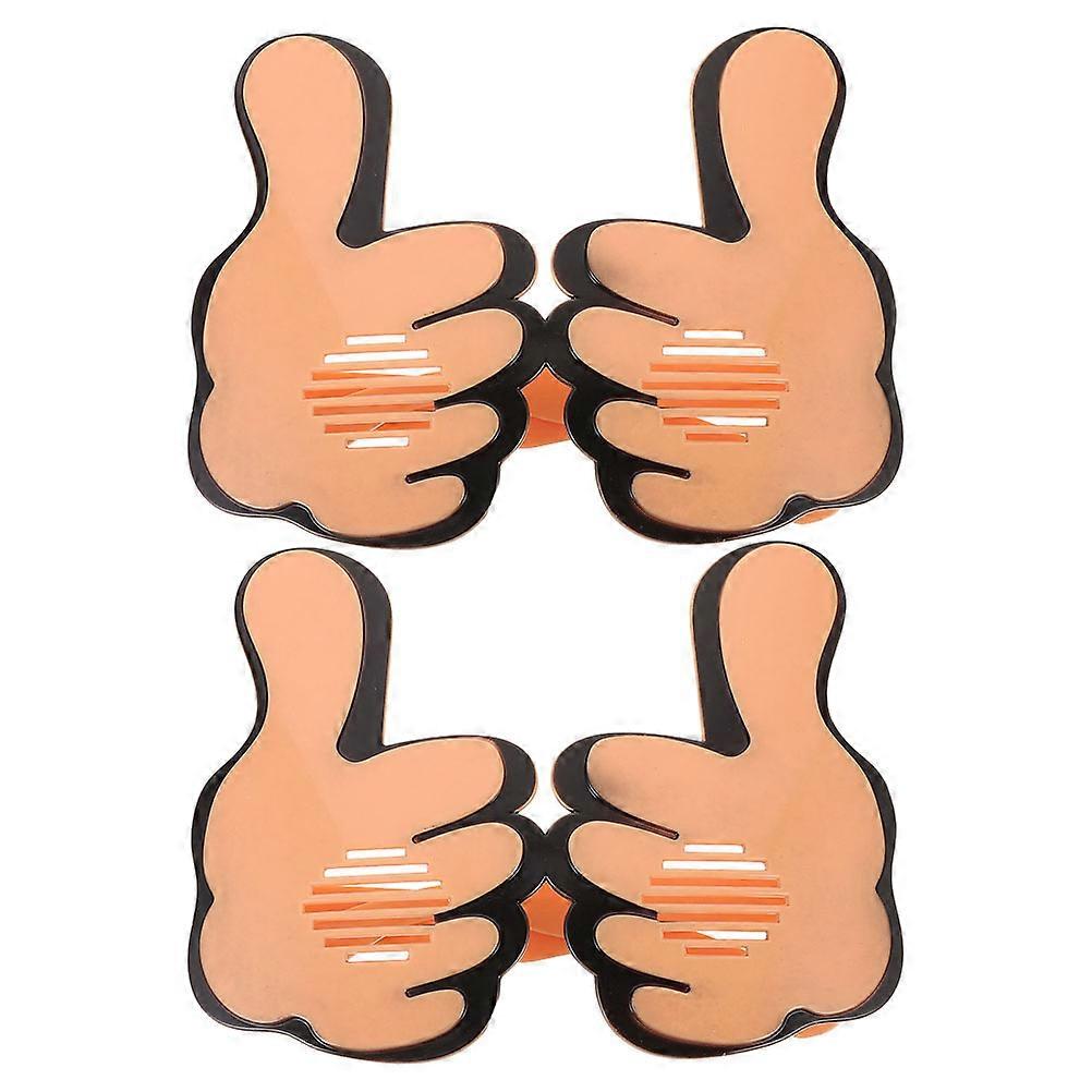 Plastic Thumb Up Funny Glasses for Party Use 2Pcs Cheering Accessories