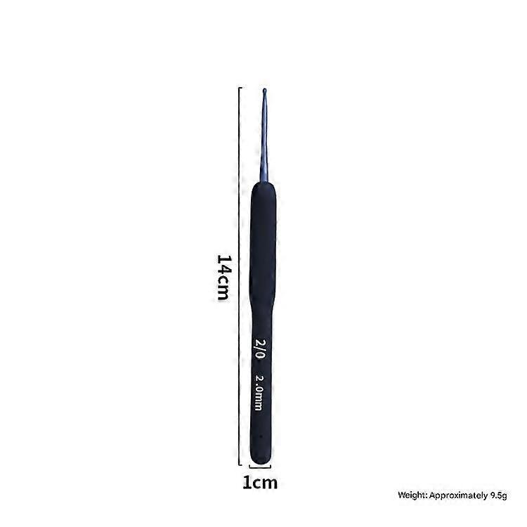 Crochet Hook Set, Soft Handle, Aluminum TPR