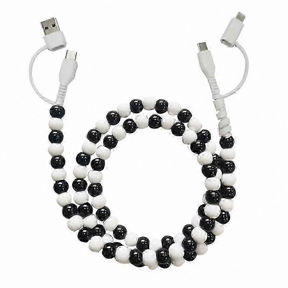 4-in-1 Braided Charging Cable with Fast Charging Support