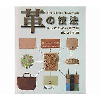 Craft Sha Técnicas Básicas de Artesanato em Couro Japonês Full Color Livro de Artesanato em Couro