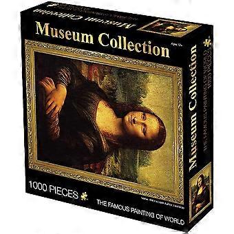 1000 Piece Mona Lisa Jigsaw Puzzle for Adults, Oil Painting Style with Thick Durable Pieces, 70x50cm