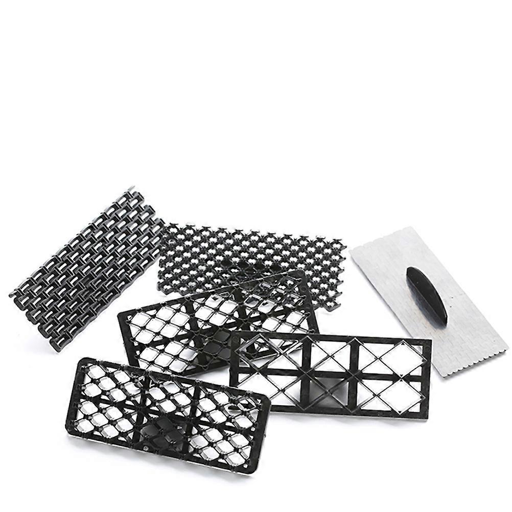 Compressed Pattern Cookie Cutters Biscuit Mold for Kitchen Use 6Pcs