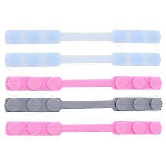 5pcs Maske Companion Accessory Hook Wiederverwendbarer verstellbarer Ohrbügel Stil Variable Head Extension Buckle Ear Protection (zufällige Farbe)