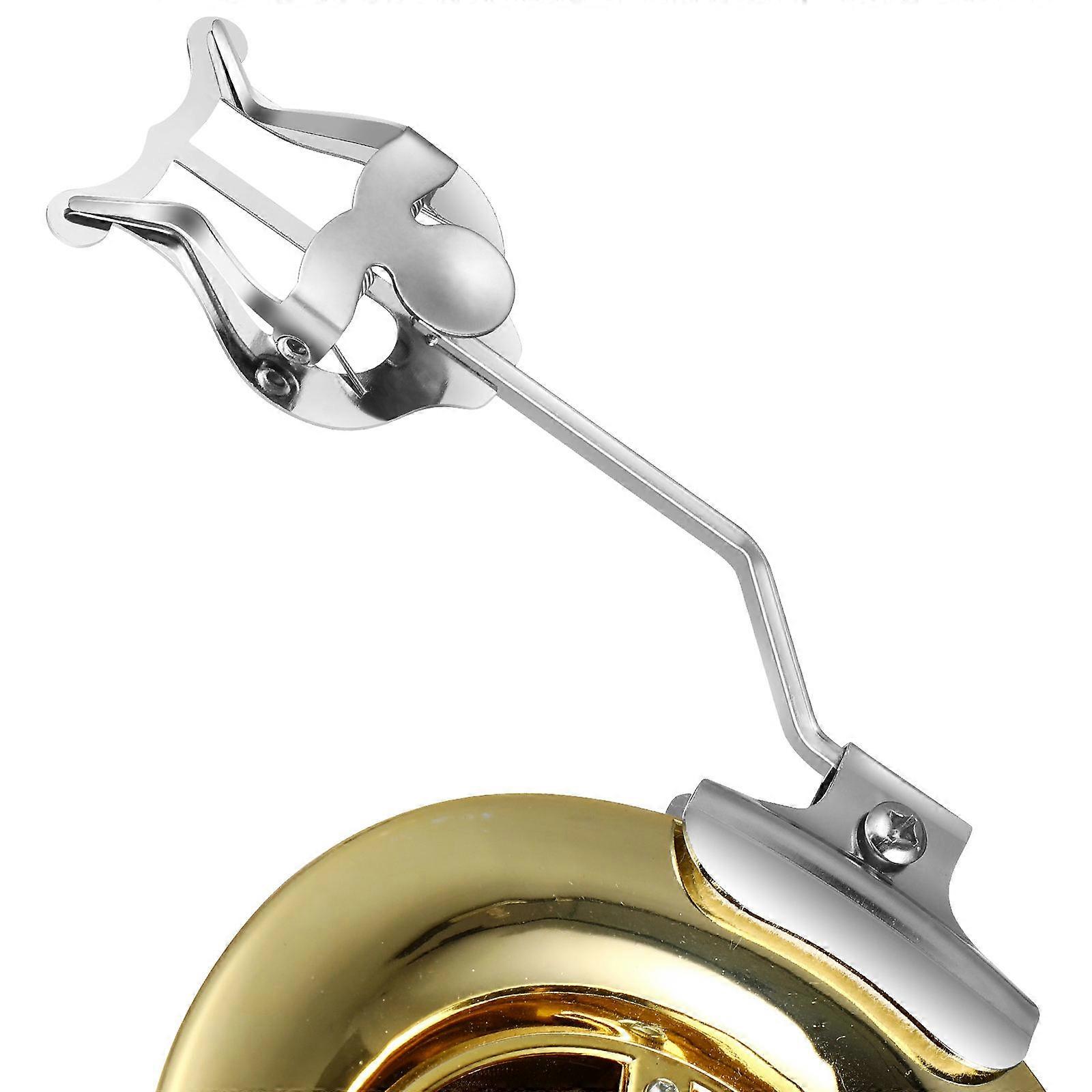 Trompet Basun Noder Clip Trompeter Lyre Noder Clamp-on Holder (sølv)
